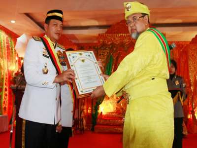 Gelar Panglima Darjah Bentan Buat Brigjen Arman Depari Karena Sukses di Kepri